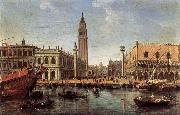 WITTEL, Caspar Andriaans van The Piazzetta from the Bacino di San Marco Sweden oil painting artist